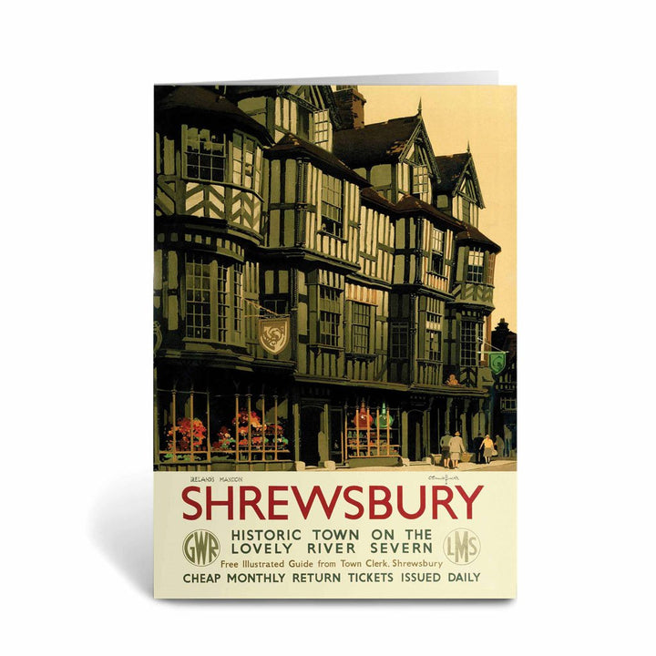 Shrewsbury, Historic Town Greeting Card