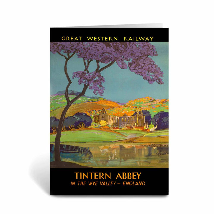 Tintern Abbey in the Wye Valley Greeting Card