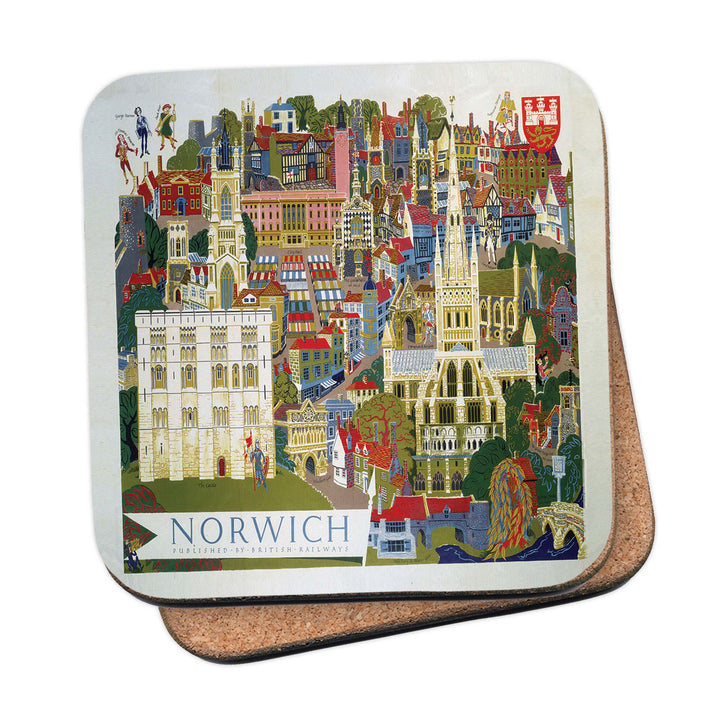 Norwich Illustration Coaster