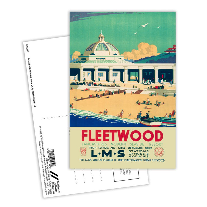 Fleetwood, Lancashires Modern Seaside Resort Postcard Pack of 8
