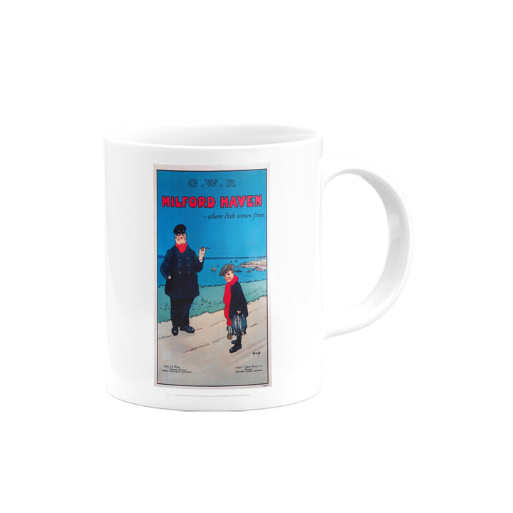 Milford Haven, where fish comes from Mug