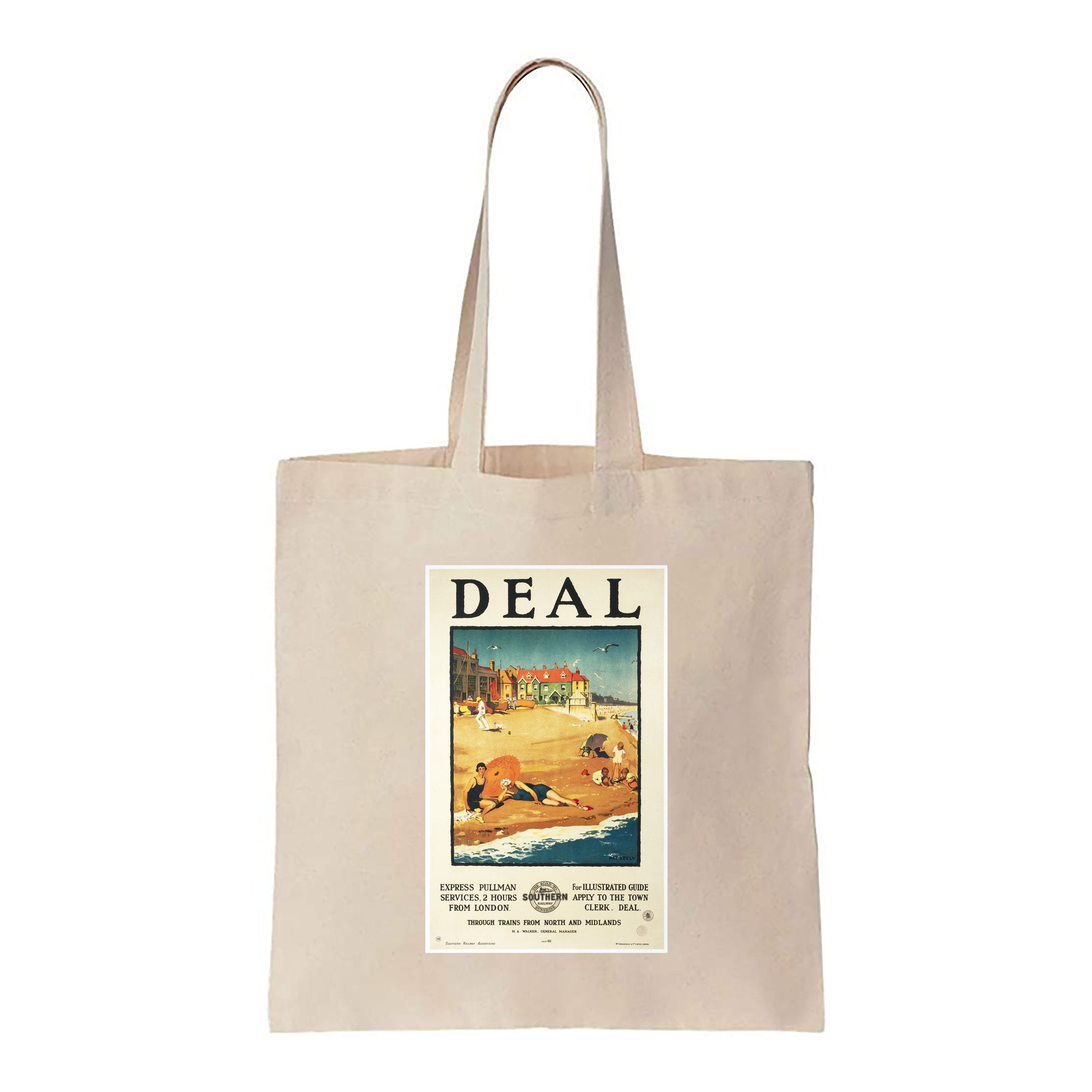 Deal by the Beach Canvas Tote Bag