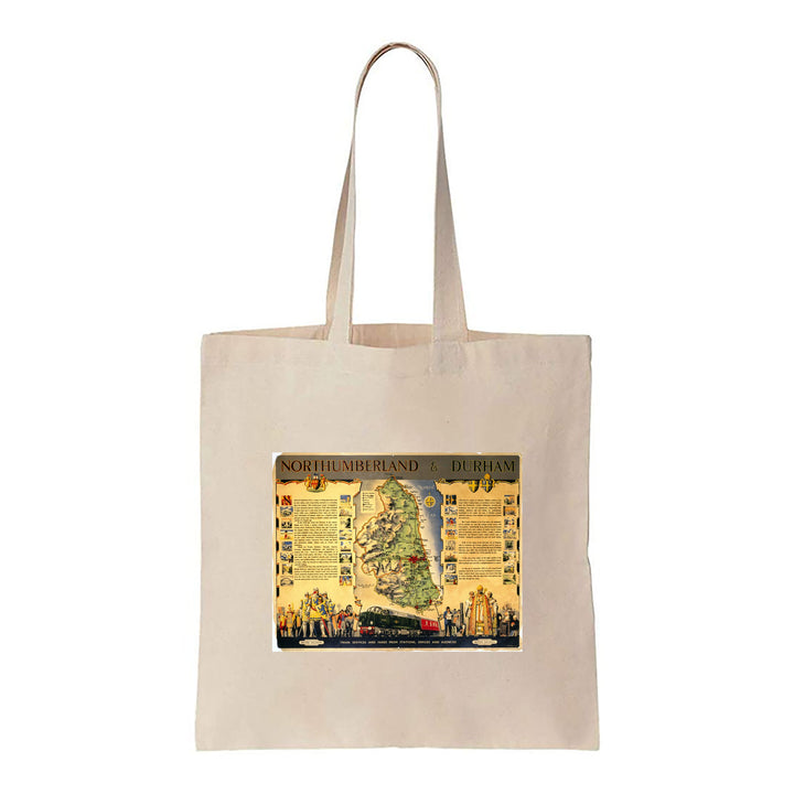 Northumberland and Durham LNER - Canvas Tote Bag
