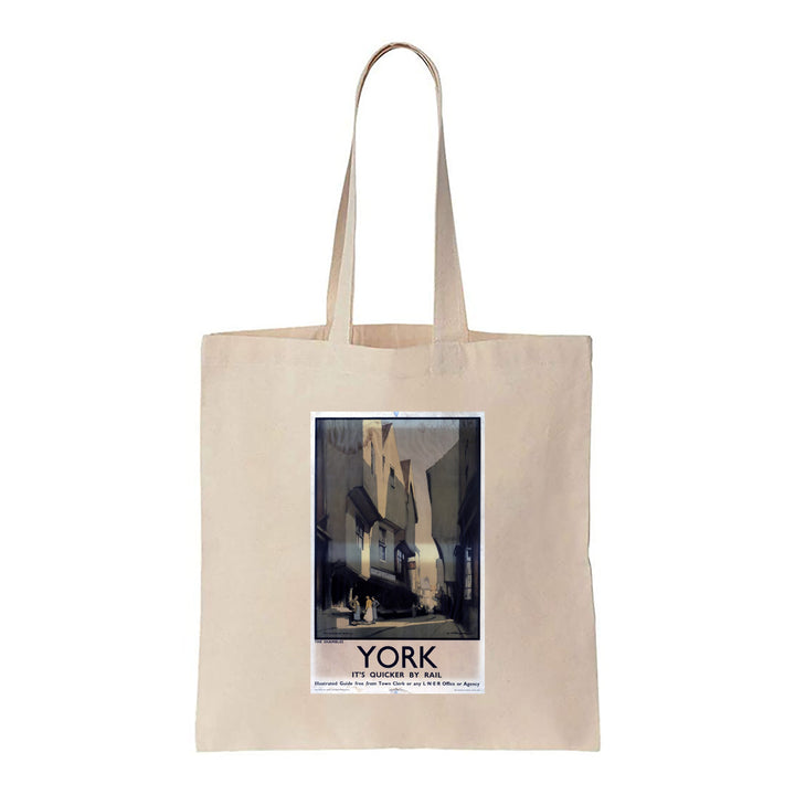 York, The Shambles - Canvas Tote Bag