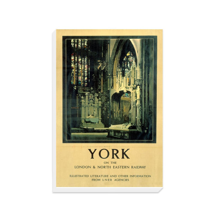 York Minster on the LNER - Canvas