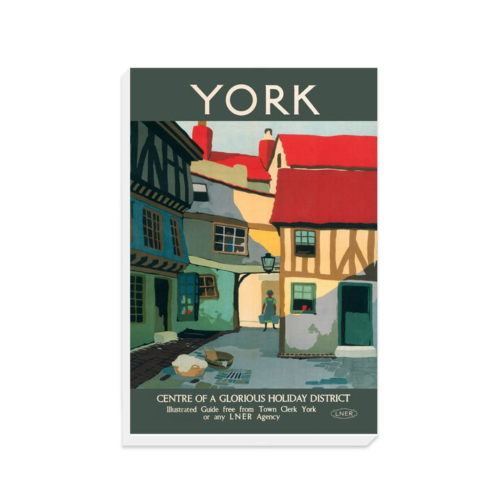 York, Centre of a Glourious Holiday District - Canvas