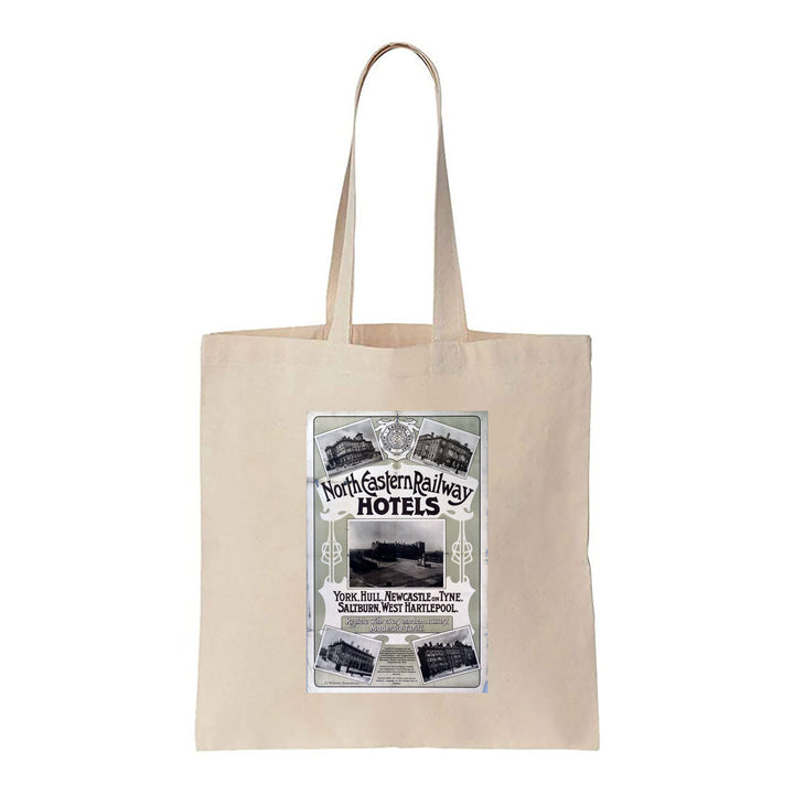 North Eastern Railway Hotels York, Hull, Newcastle - Canvas Tote Bag
