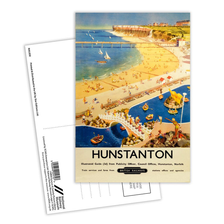 Hunstanton British Railways Postcard Pack of 8