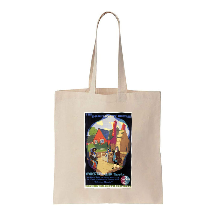 Booklovers' Britain - Coxwold Yorkshire - Canvas Tote Bag