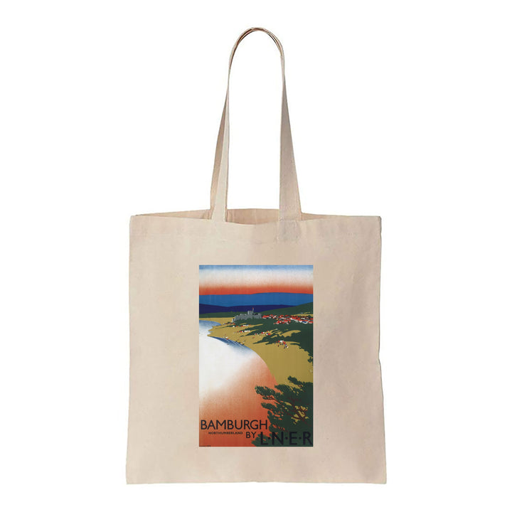 Bamburgh Northumberland - LNER - Canvas Tote Bag