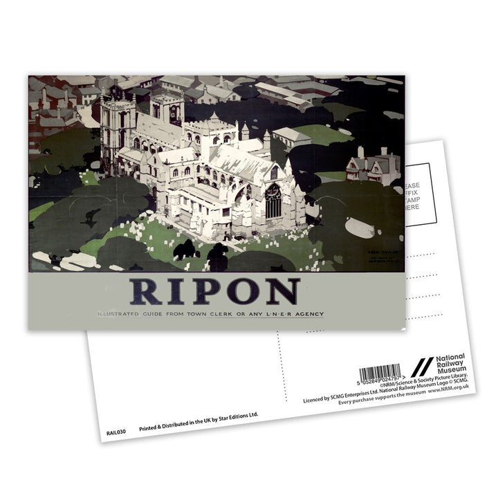 Ripon - LNER Postcard Pack of 8