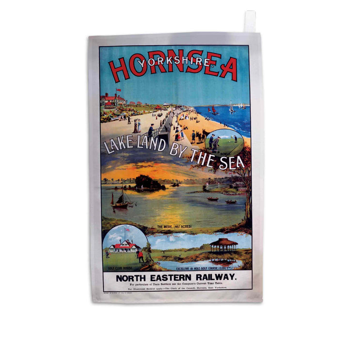 Hornsea, Yorkshire - Lake land by the Sea - Tea Towel