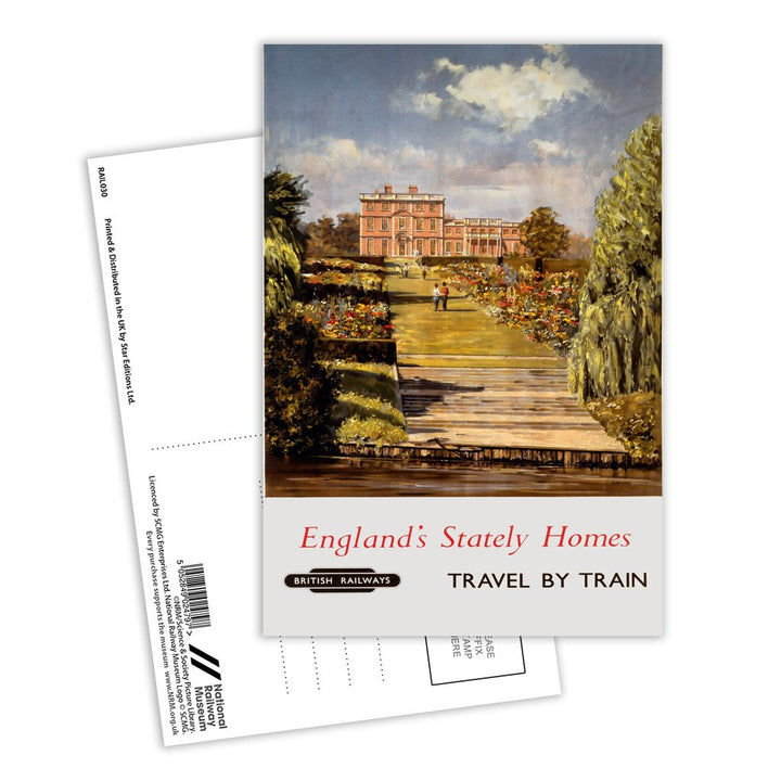 England's Stately Homes - Newby Hall, Yorkshire Postcard Pack of 8