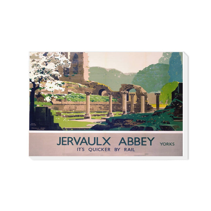 Jervaulx Abbey - Yorkshire LNER - Canvas