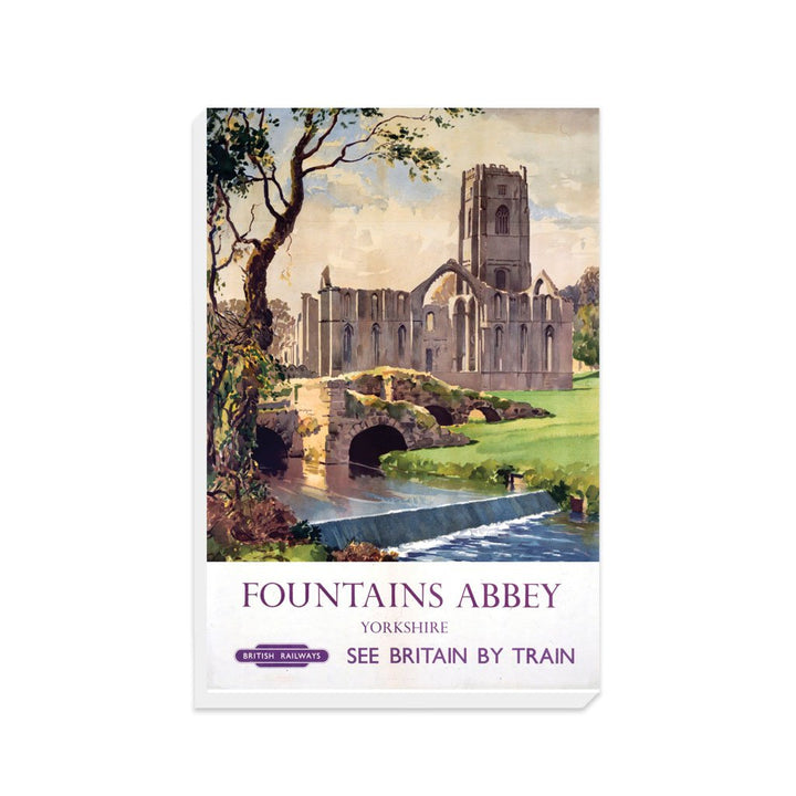 Fountains Abbey, Yorkshire - Canvas