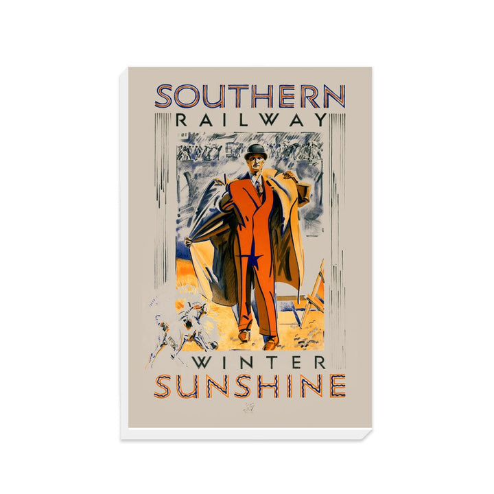 Winter Sunshine - Southern Railway - Canvas