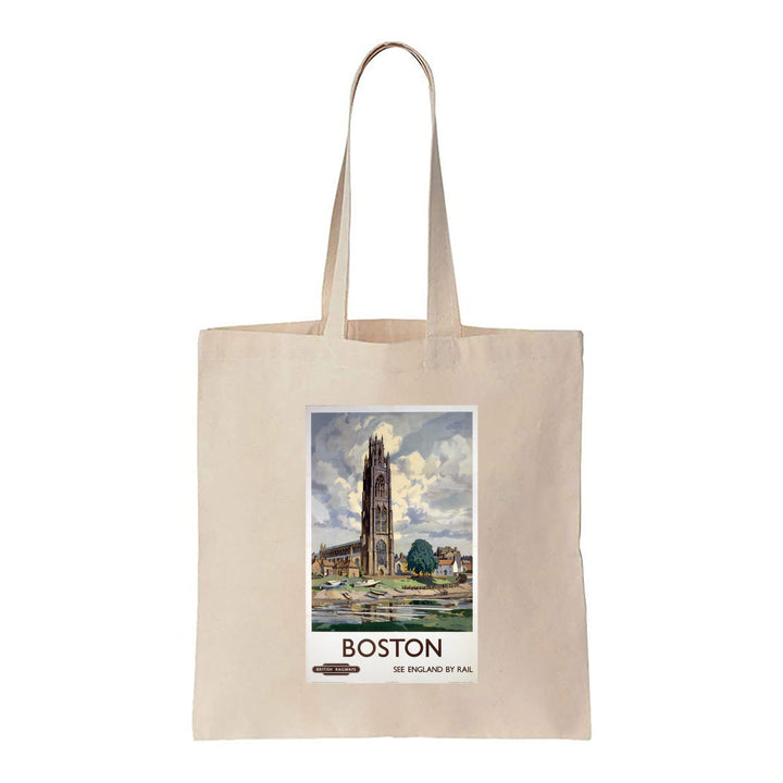 Boston - See England By Rail - Canvas Tote Bag