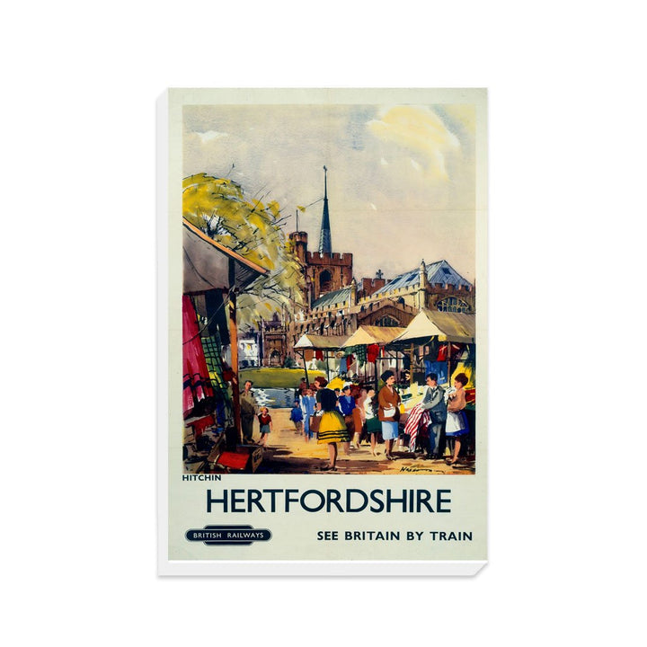 Hitchin, Hertfordshire - See Britain By Train - Canvas