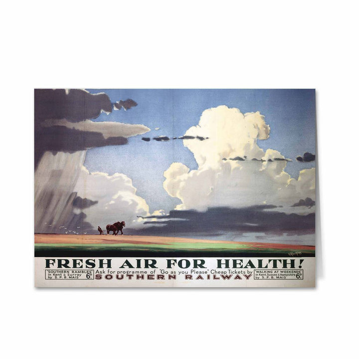 Fresh Air for Health Greeting Card