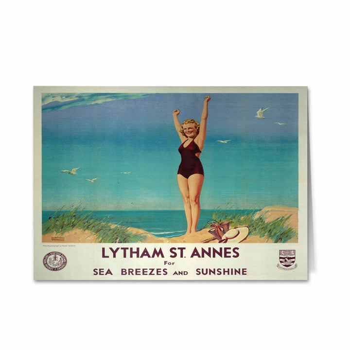 Lytham St Annes for Sea Breezes Greeting Card