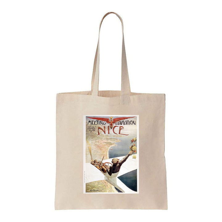 Meeting D'Aviation, Nice - Canvas Tote Bag
