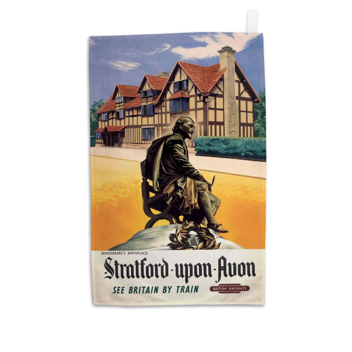 Stratford-upon-Avon, Shakespeare's Birthplace - Tea Towel