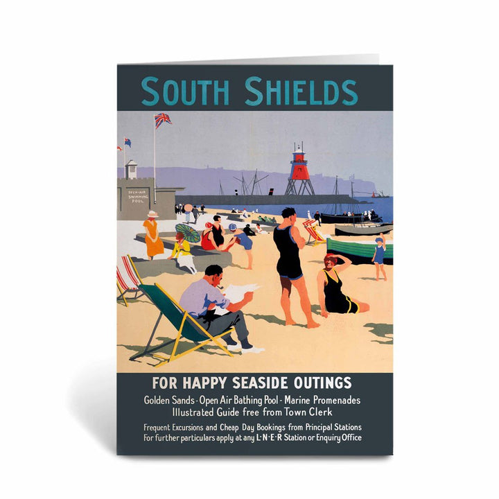 South Shields for Happy Seaside Outings Greeting Card