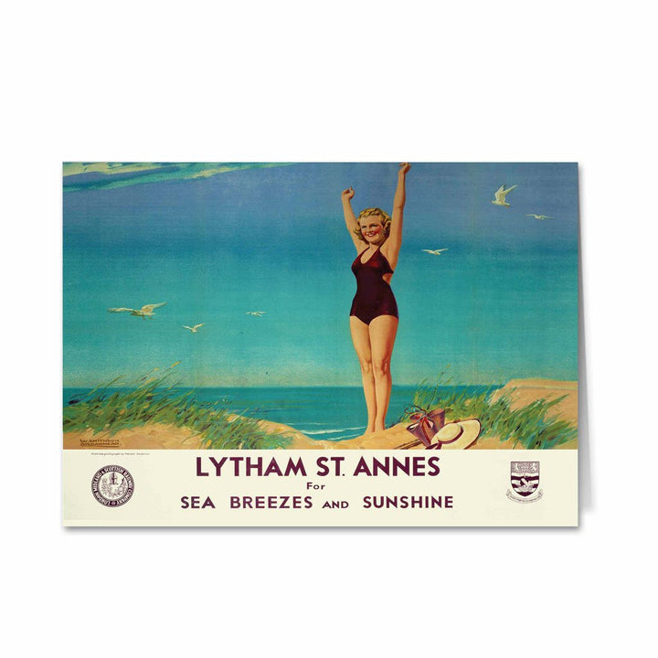 Lytham St Annes for Sunshine Greeting Card