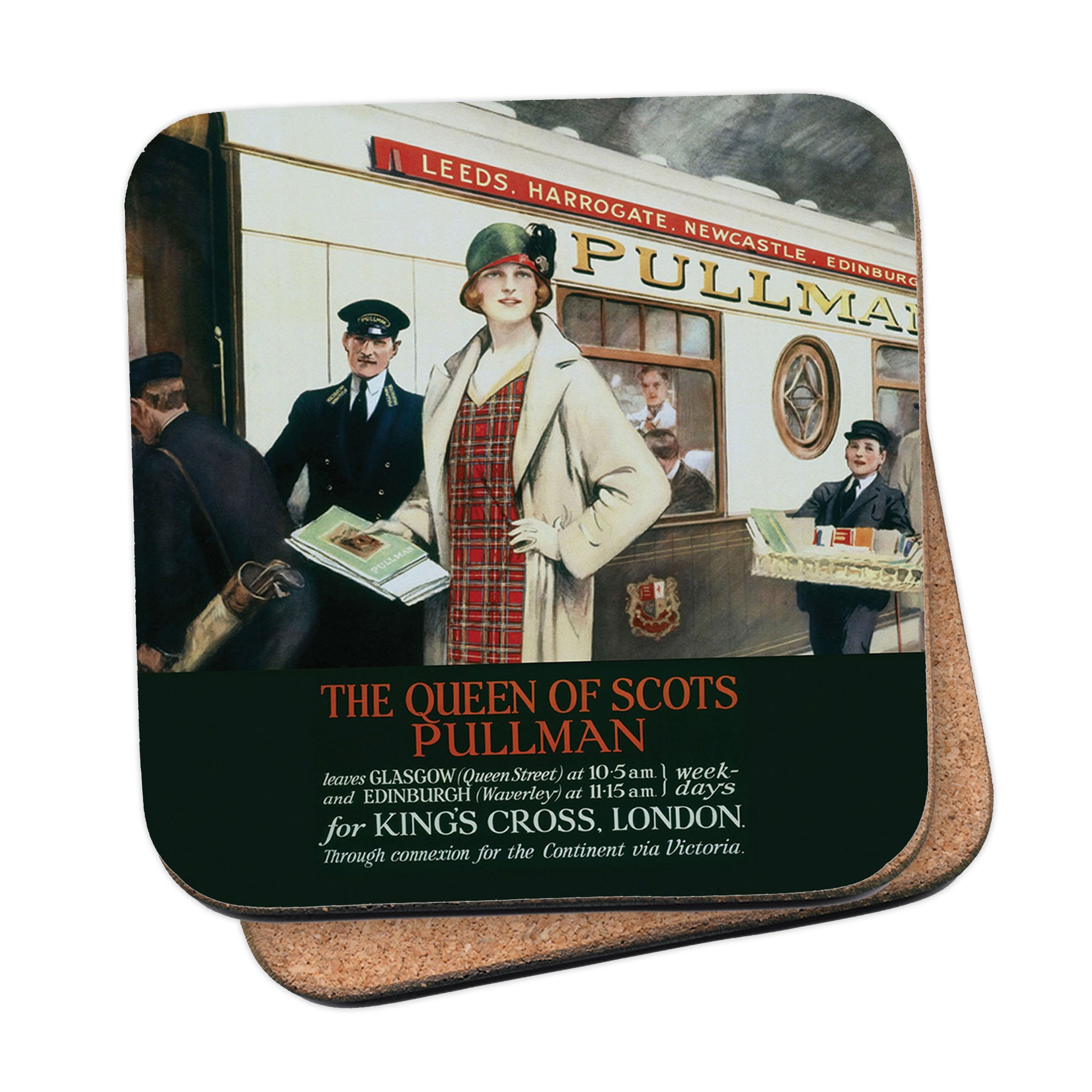 The Queen Of Scots Pullman To Kings Cross Station Coaster Love Your