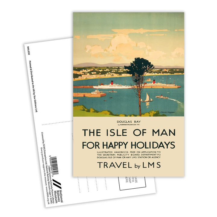 Douglas Bay, The Isle of Man Postcard Pack of 8