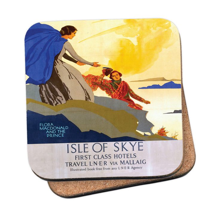 Isle Of Skye - Flora Macdonald and the prince Coaster