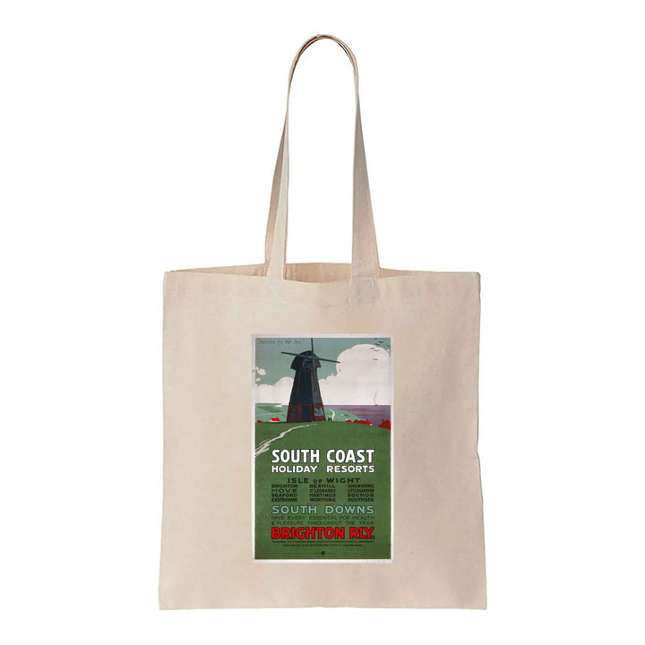 South Coast Holiday Resorts - Sussex by the Sea - Canvas Tote Bag