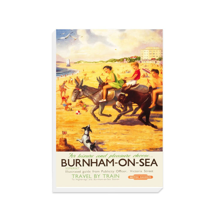 Burnham-on-sea - For Leisure and Pleasure - Canvas