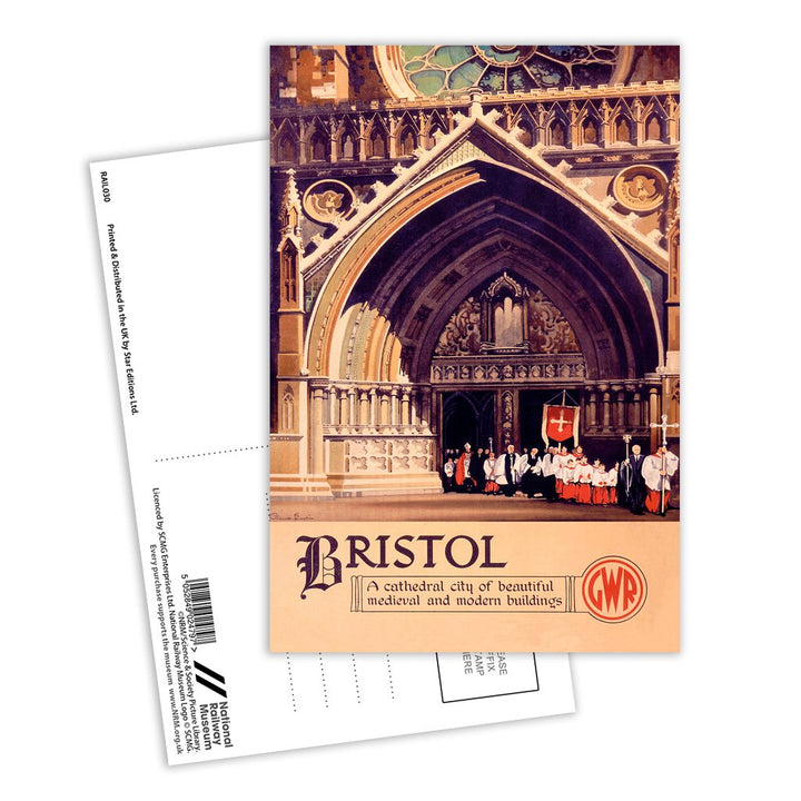 Bristol - A Cathedral City Postcard Pack of 8