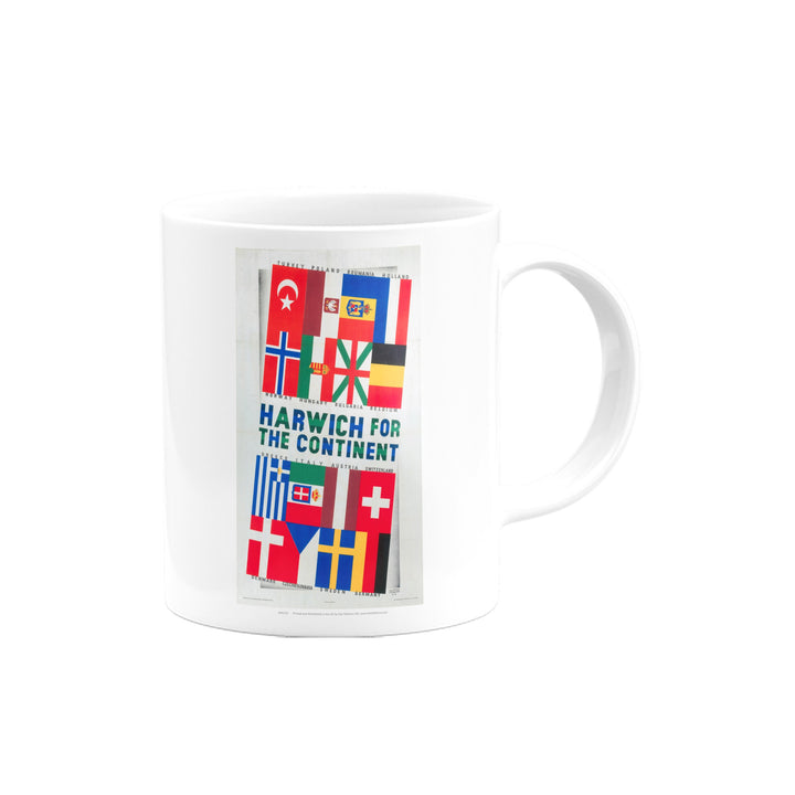 Harwich for the continent - flags Mug