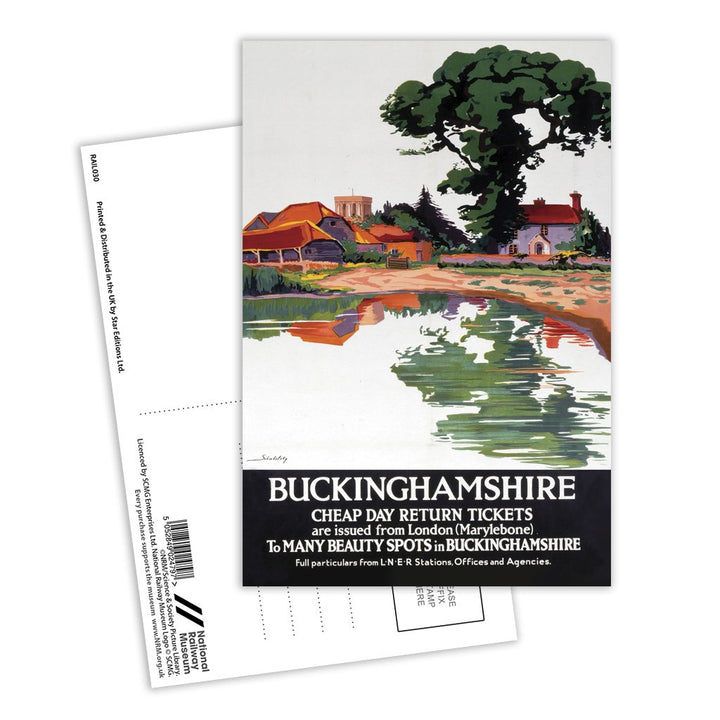 Buckinghamshire by LNER Postcard Pack of 8