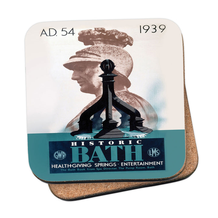 Historic Bath - Healthgiving springs and Entratainment Coaster