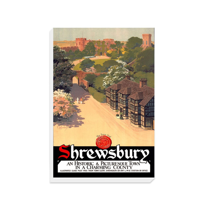 Shrewsbury - Historic and Picturesque town - Canvas