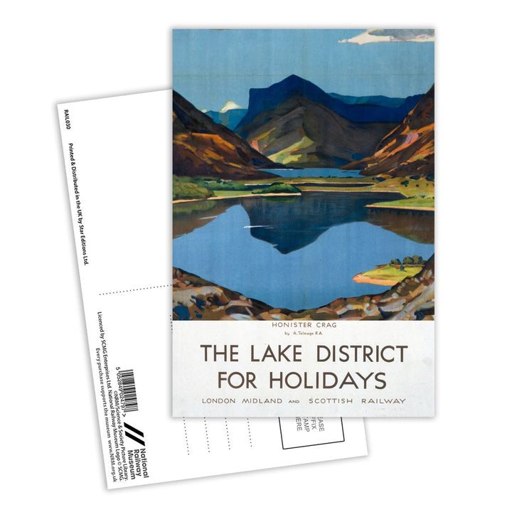 The Lake district for Holidays - Honister Crag Postcard Pack of 8