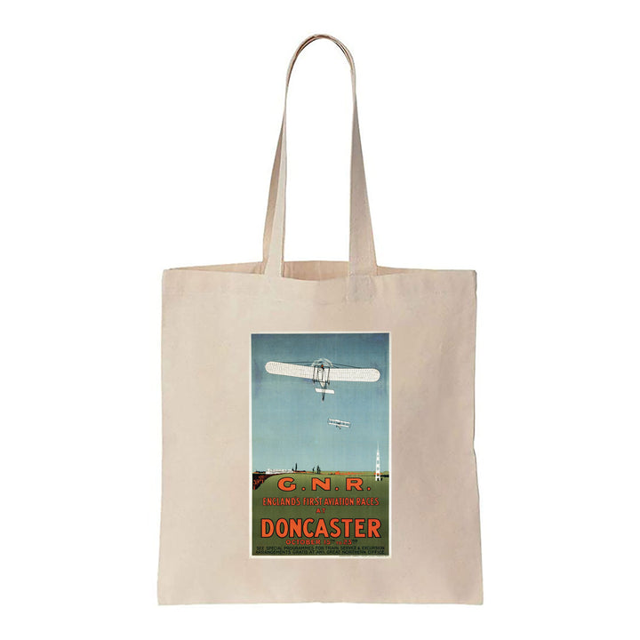 Englands First Aviation Races at Doncaster - GNR - Canvas Tote Bag