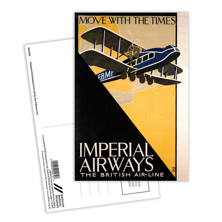 Imperial Airways - the British Air-line Postcard Pack of 8