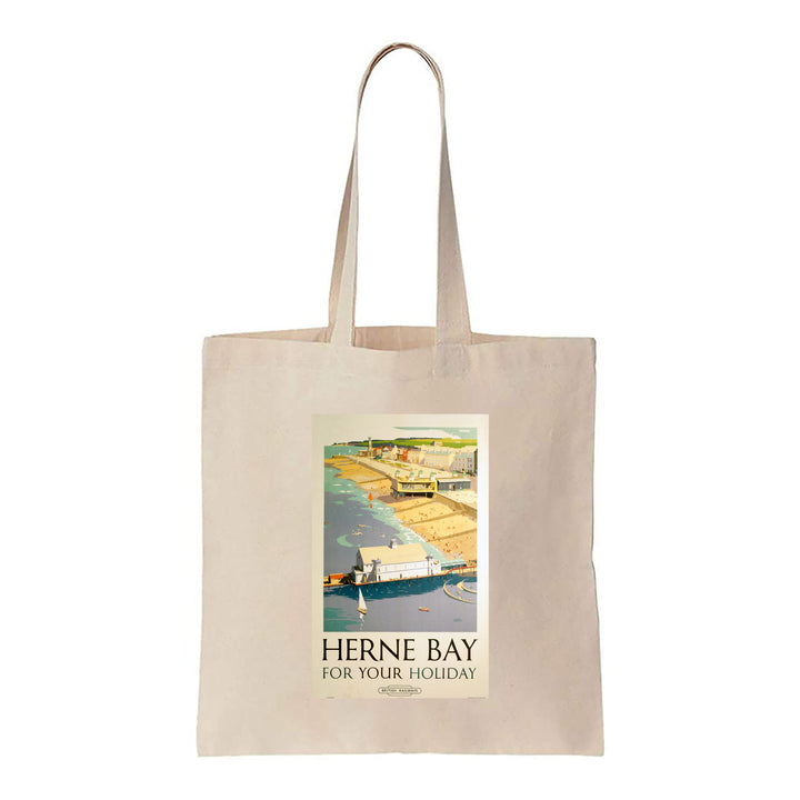 Herne Bay for your holiday - Canvas Tote Bag
