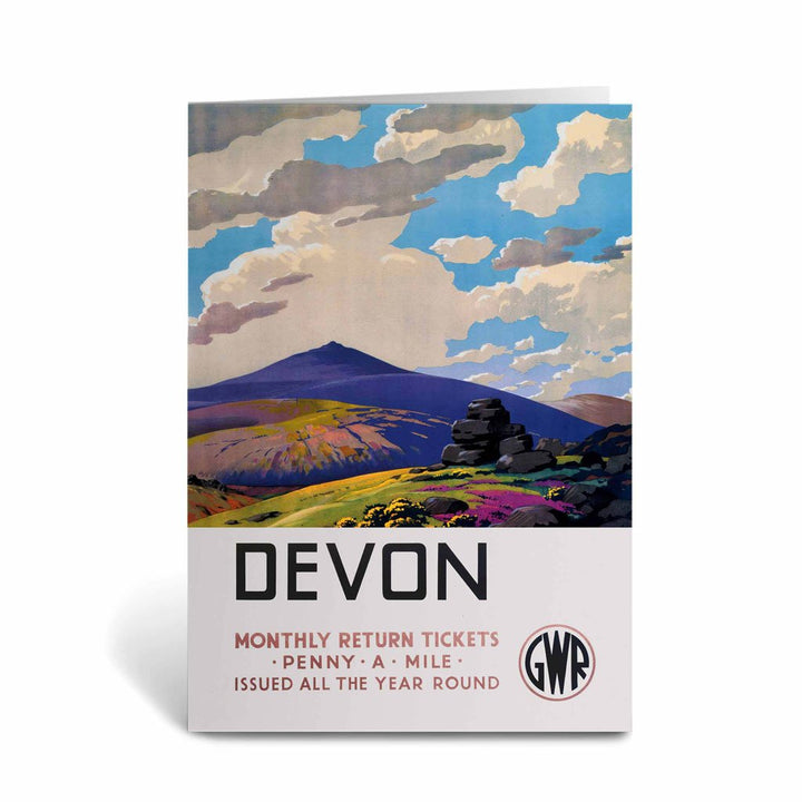 Devon - penny-a-mile Greeting Card