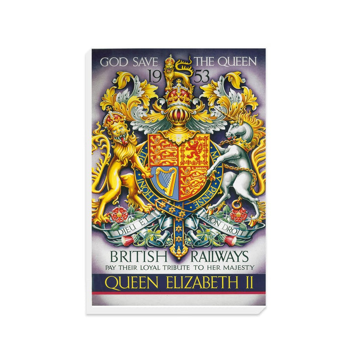 British Railways Tribute to Queen Elizabeth II - Canvas