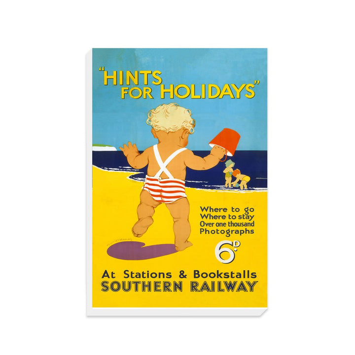 Hints for Holidays by Southern Railway - Canvas