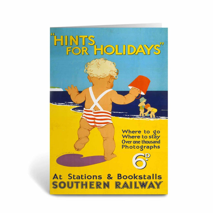 Hints for Holidays by Southern Railway Greeting Card