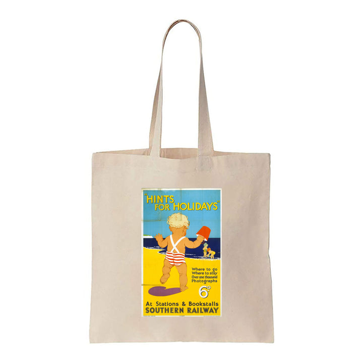 Hints for Holidays by Southern Railway - Canvas Tote Bag