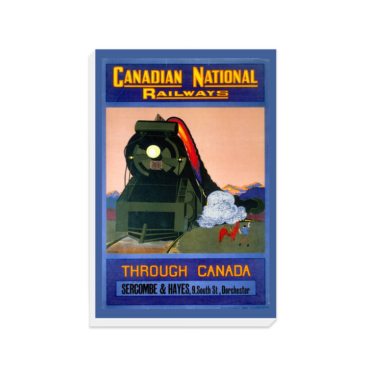 Canadian National Railways - Through Canada - Canvas