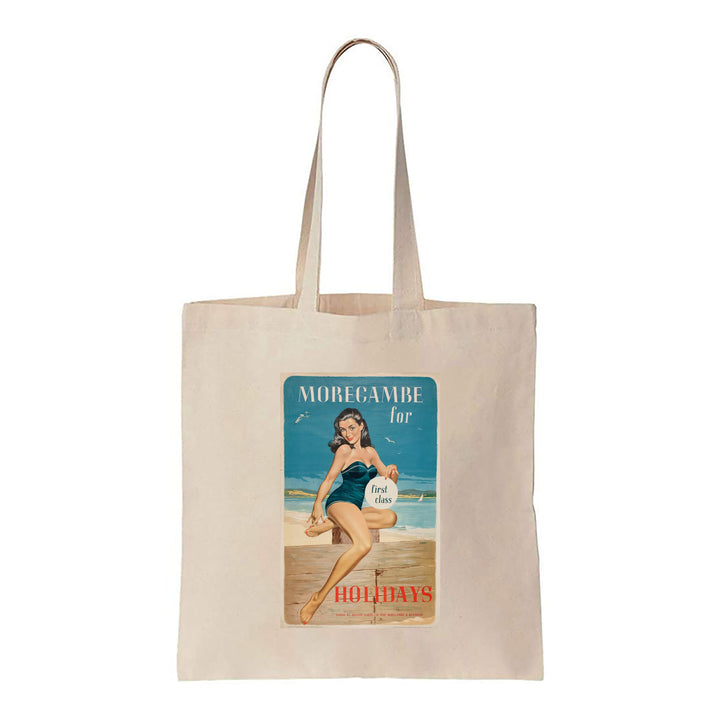 Morecambe for Holidays - 'First Class' - Canvas Tote Bag