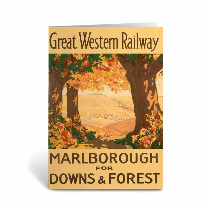 Marlborough for Downs and Forest - GWR Greeting Card